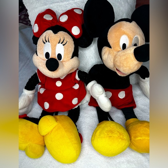 Disney Other - ✨💕Mickey & Minnie Plush Toy Bundle - preowned